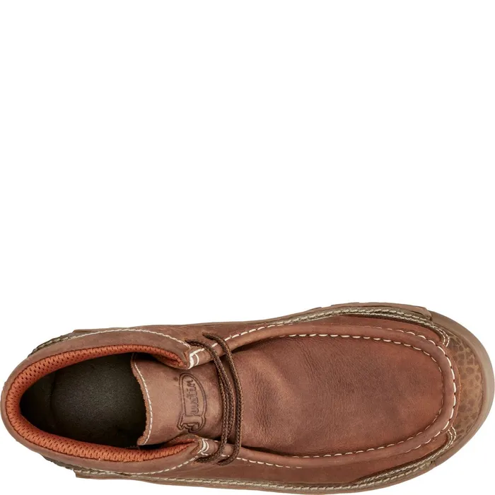 Justin Boots Crafton 4034 Waterproof Work Shoe Barley Brown brown Men Casuals