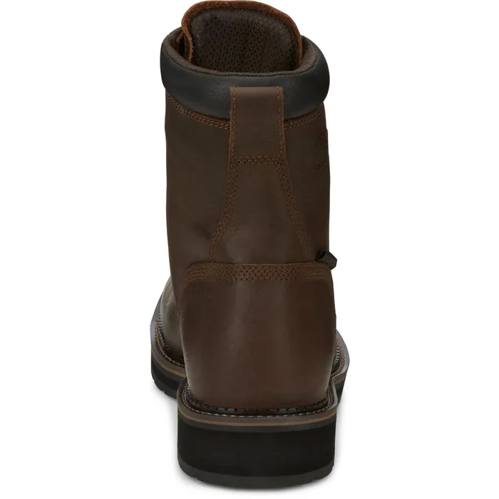 Justin Boots Driller 8034 Composite Toe Waterproof LaceUp Work Boot Aged Brown brown Men Work