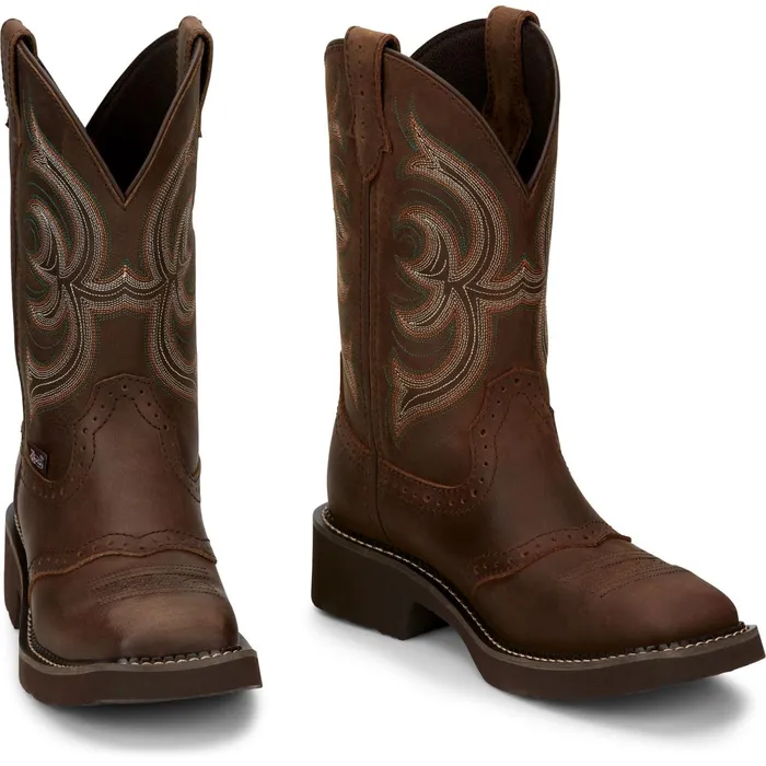 Justin Boots Inji II Brown Women Western