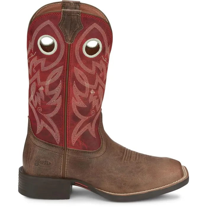 Justin Boots Liberty 11 Western Boot River Stone Grey brown Women Western