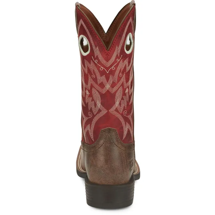 Justin Boots Liberty 11 Western Boot River Stone Grey brown Women Western