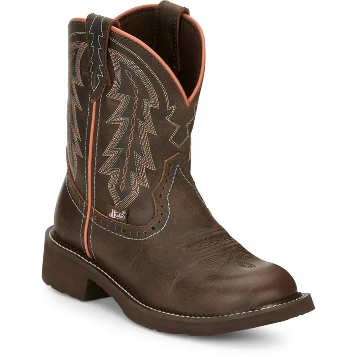 Justin Boots Lyla 8034 Western Boot Brown Women Western