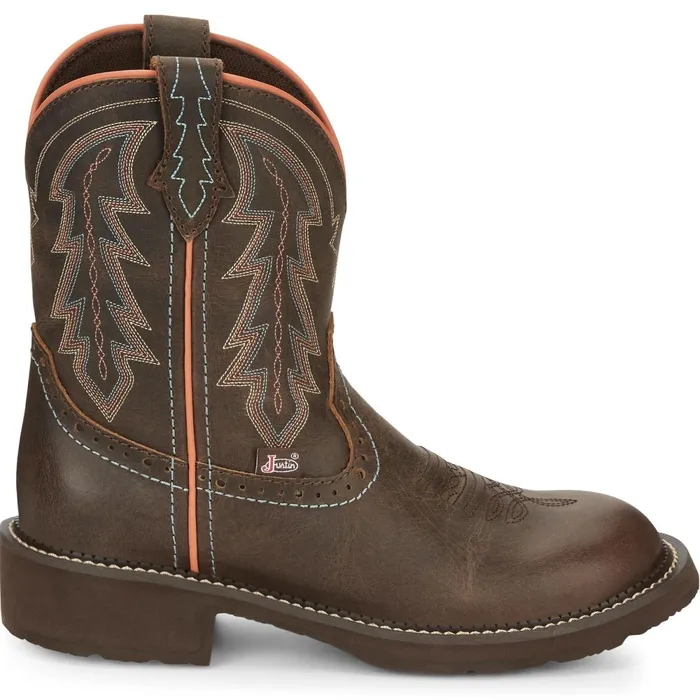 Justin Boots Lyla 8034 Western Boot Brown Women Western