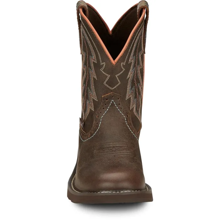 Justin Boots Lyla 8034 Western Boot Brown Women Western