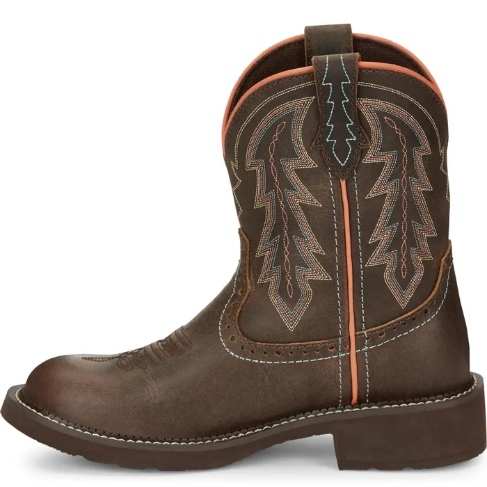Justin Boots Lyla 8034 Western Boot Brown Women Western