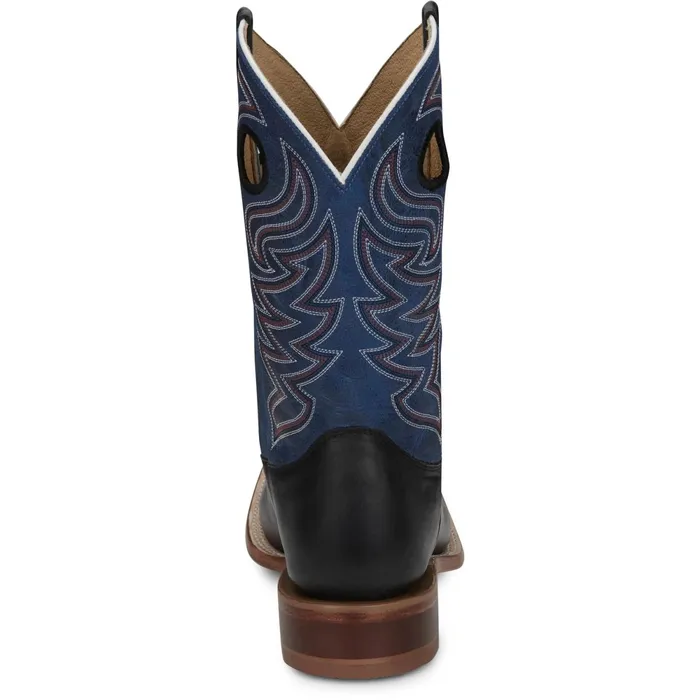 Justin Boots Pearce 11034 Western Boot Black Men Western