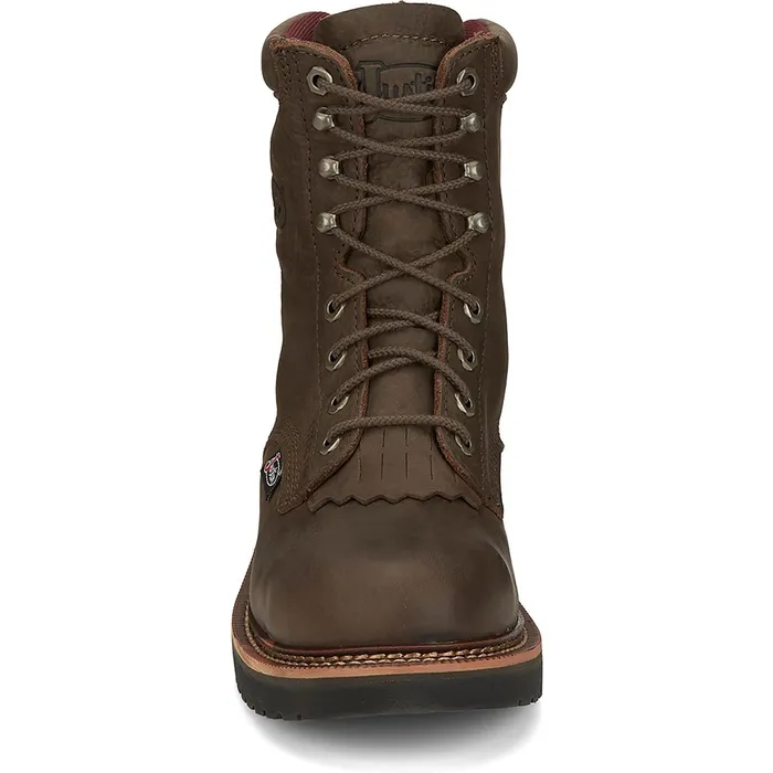 Justin Boots Rivot 8034 Lace Up Hickory Brown brown Men Work