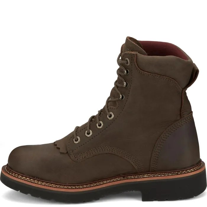 Justin Boots Rivot 8034 Lace Up Hickory Brown brown Men Work