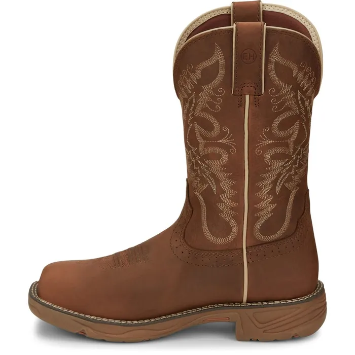 Justin Boots Rush 11034 Nano Composite Toe Waterproof Work Boot Rustic Tan tan Women Work