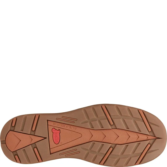 Justin Boots Rush 6034 LaceUp Waterproof Wedge Brown Men Work