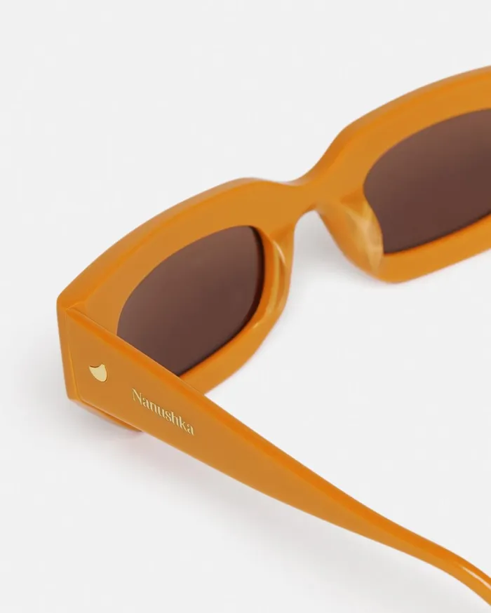 Kadee Bio Plastic DFrame Sunglasses Orange WomenMen Nanushka Eyewear