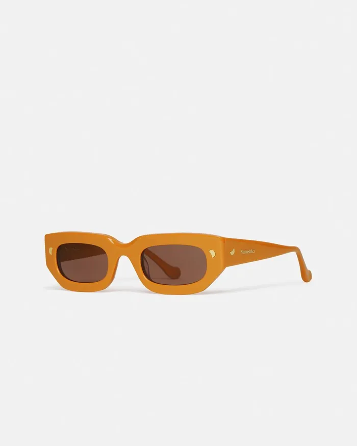 Kadee Bio Plastic DFrame Sunglasses Orange WomenMen Nanushka Eyewear