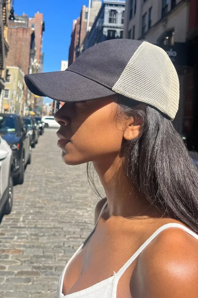 Katherine Mesh Cap Black Women Brandy Melville Hats and Caps