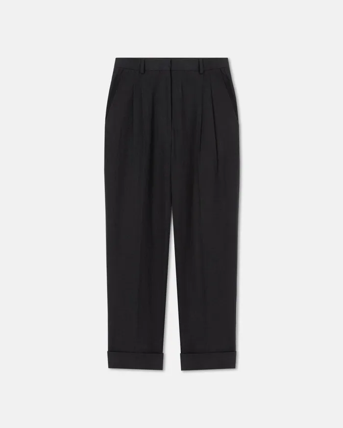 Katrine WashedCanvas Pants Black Women Nanushka Bottoms