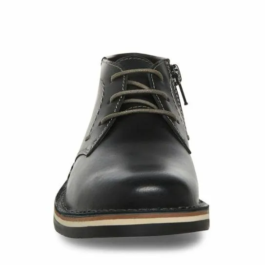 Kids039 BHARKEEN BLACK LEATHER Black Leather Steve Madden For The Family Kids039 BHARKEEN BLACK LEATHER Black Leather Steve Madden For The Family