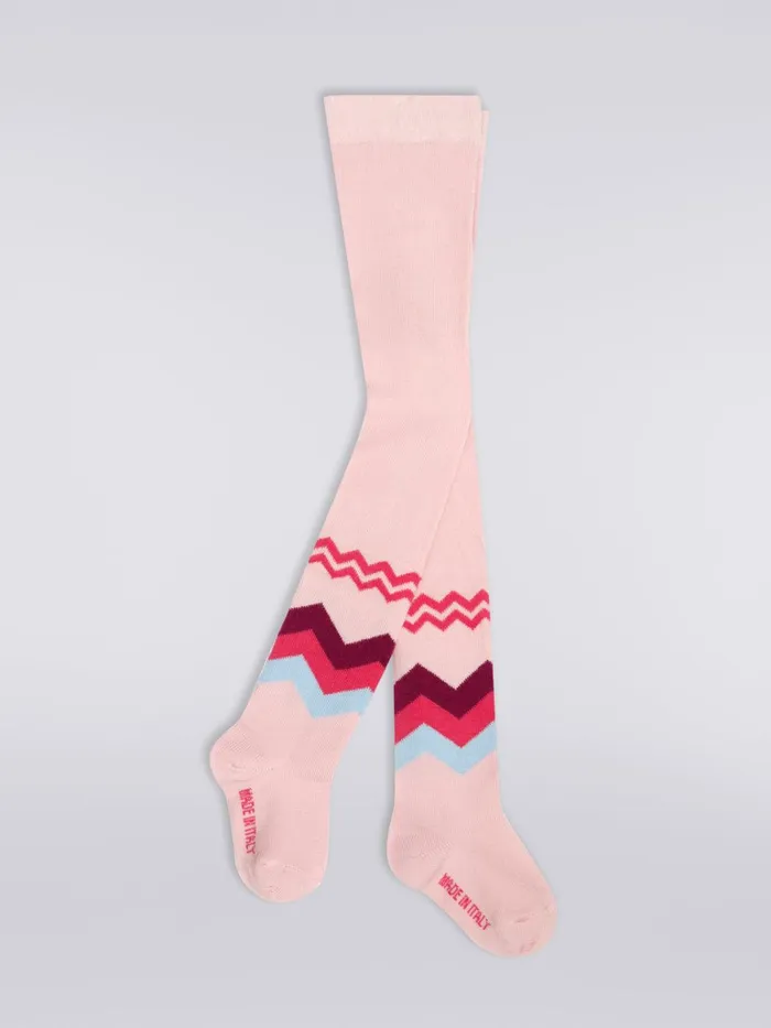 Kids Cotton Blend Tights Multicoloured Missoni Baby 024 Months