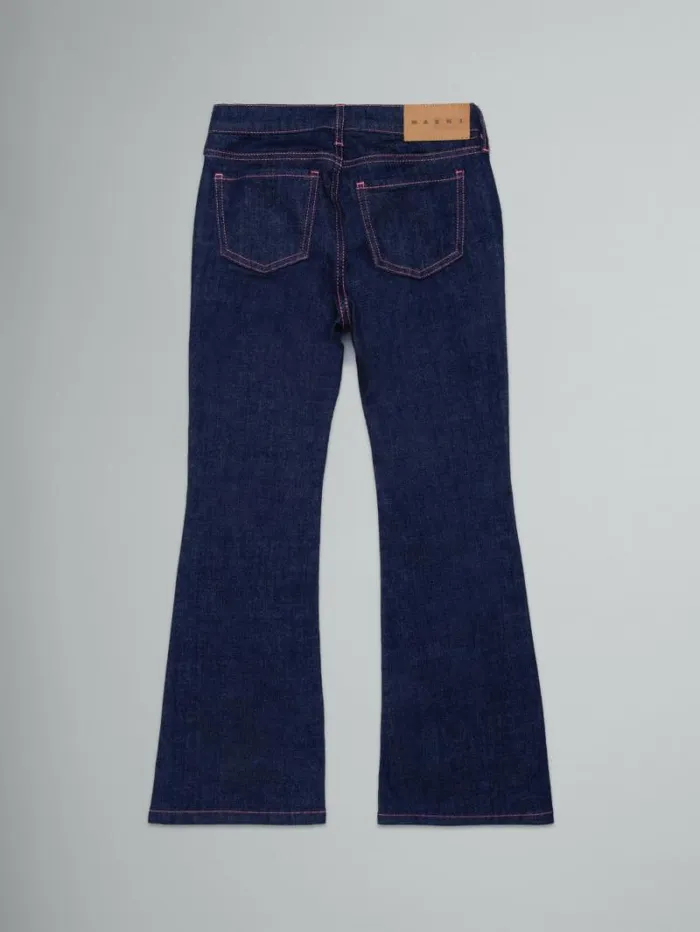 Kids Marni Dark Blue Bootcut Jeans