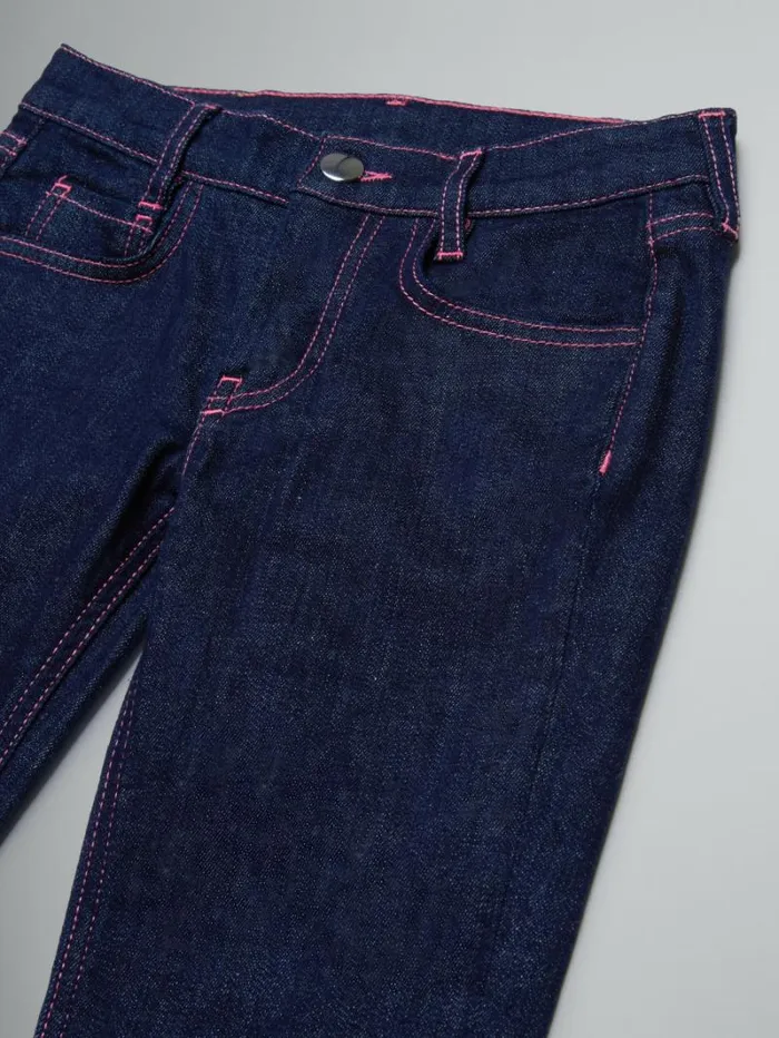 Kids Marni Dark Blue Bootcut Jeans