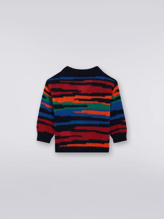 Kids Slub Wool Knit Cardigan Multicoloured Missoni Baby 024 Months Kids Slub Wool Knit Cardigan Multicoloured Missoni Baby 024 Months