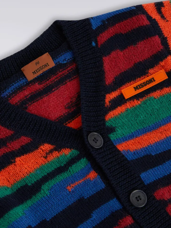 Kids Slub Wool Knit Cardigan Multicoloured Missoni Baby 024 Months Kids Slub Wool Knit Cardigan Multicoloured Missoni Baby 024 Months