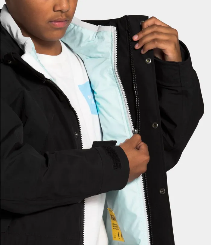 Kids The North Face Jackets and Vests Balanced Rock Insulated Jacket Starlight Blue