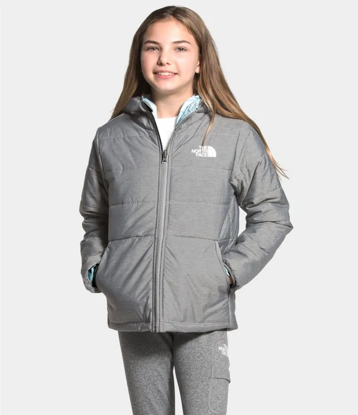 Kids The North Face Jackets and Vests Reversible Perrito Jacket Tnf Medium Grey Heather Kids The North Face Jackets and Vests Reversible Perrito Jacket Tnf Medium Grey Heather
