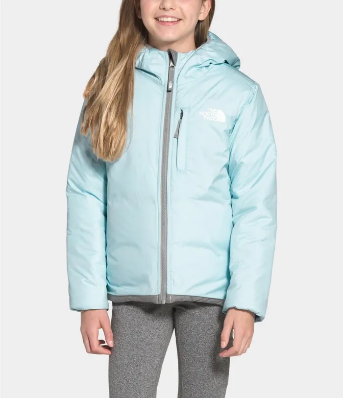 Kids The North Face Jackets and Vests Reversible Perrito Jacket Tnf Medium Grey Heather