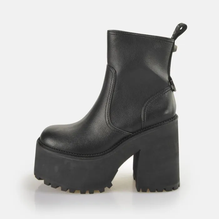 Killah Zip Boot Mid Black Buffalo Boots and AnkleBoots