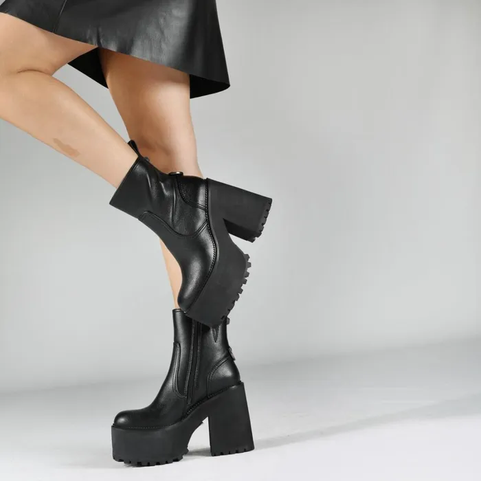 Killah Zip Boot Mid Black Buffalo Boots and AnkleBoots Killah Zip Boot Mid Black Buffalo Boots and AnkleBoots