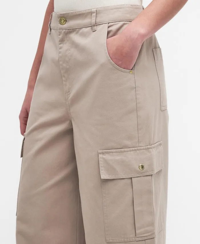 Kinghorn Cargo Trousers Oat Women Barbour Trousers and Shorts