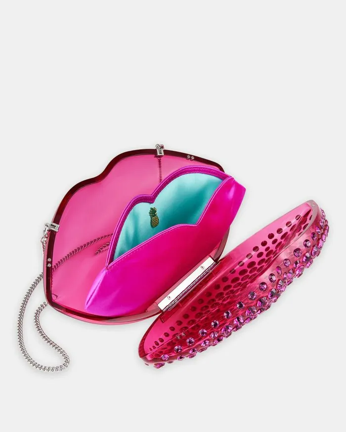 Kiss Me Minaudire Fuchsia Women Aquazzura Mini Bags
