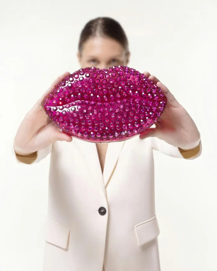 Kiss Me Minaudire Fuchsia Women Aquazzura Mini Bags