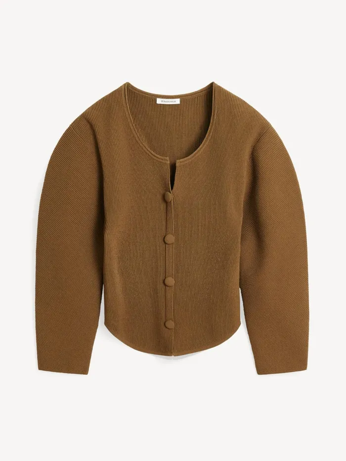 Knitwear Women By Malene Birger Francinas Sweater Shitake