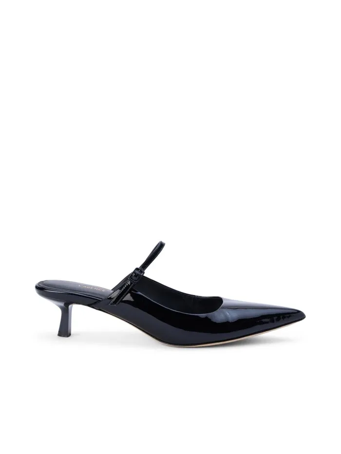 L039Agence Heels Women Edith Patent Leather Mule Black Patent