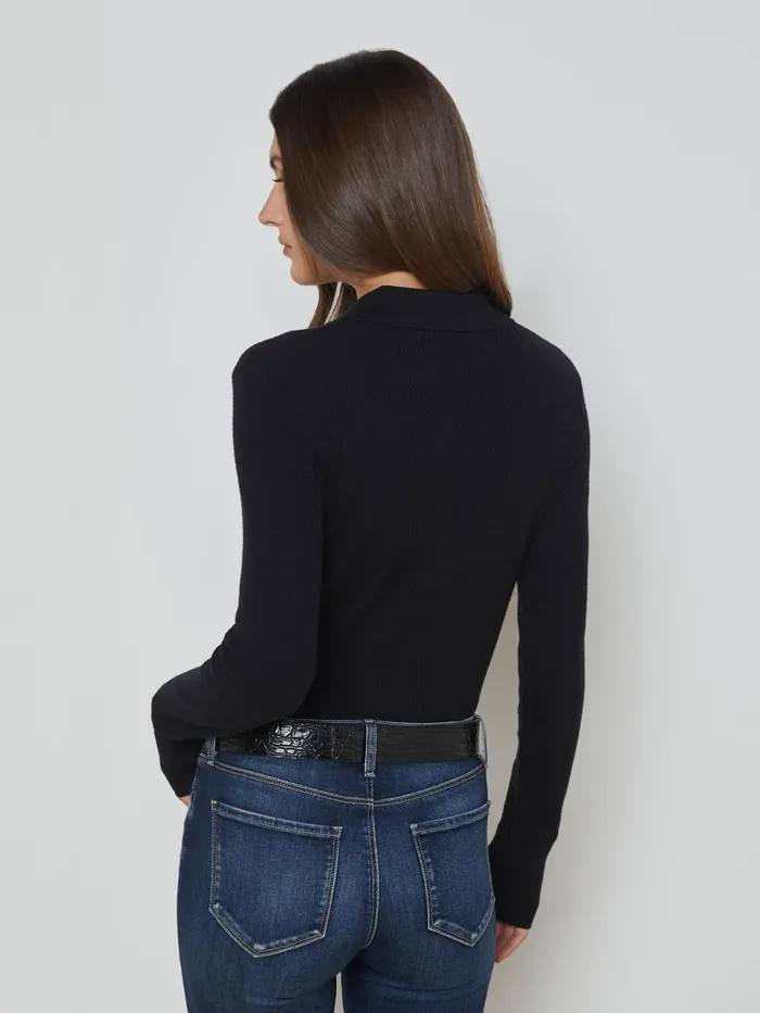 L039Agence Knitwear Women Sterling Sweater Blackjewel Button L039Agence Knitwear Women Sterling Sweater Blackjewel Button