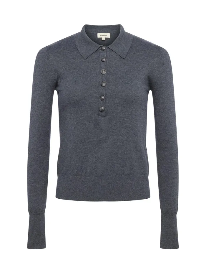 L039Agence Knitwear Women Sterling Sweater Greygunmetal L039Agence Knitwear Women Sterling Sweater Greygunmetal