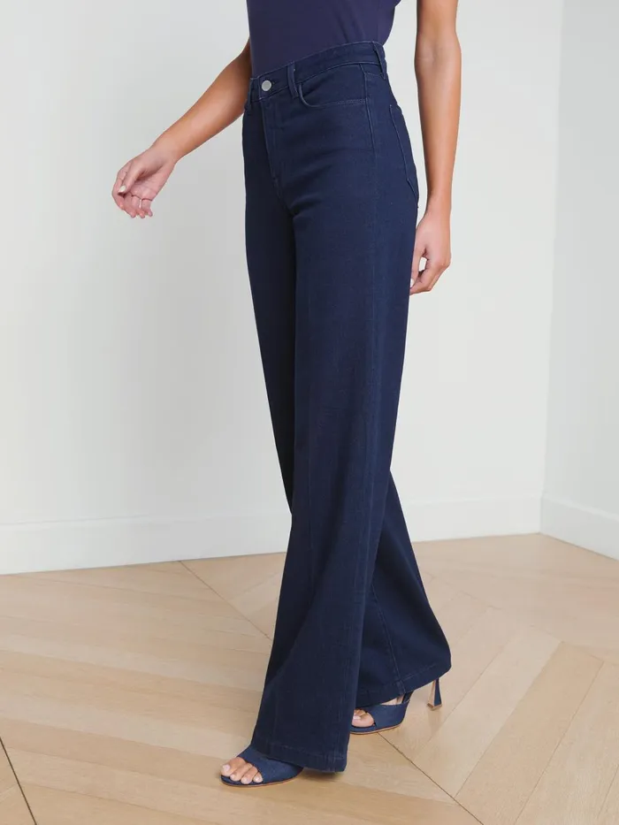 L039Agence Matching Sets Women Clayton WideLeg Jean Palomino L039Agence Matching Sets Women Clayton WideLeg Jean Palomino