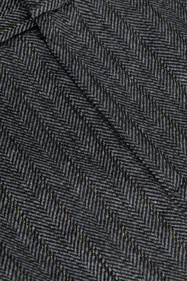 L039Agence Matching Sets Women Madonna Pinstriped Midi Skirt Grey Herringbone L039Agence Matching Sets Women Madonna Pinstriped Midi Skirt Grey Herringbone