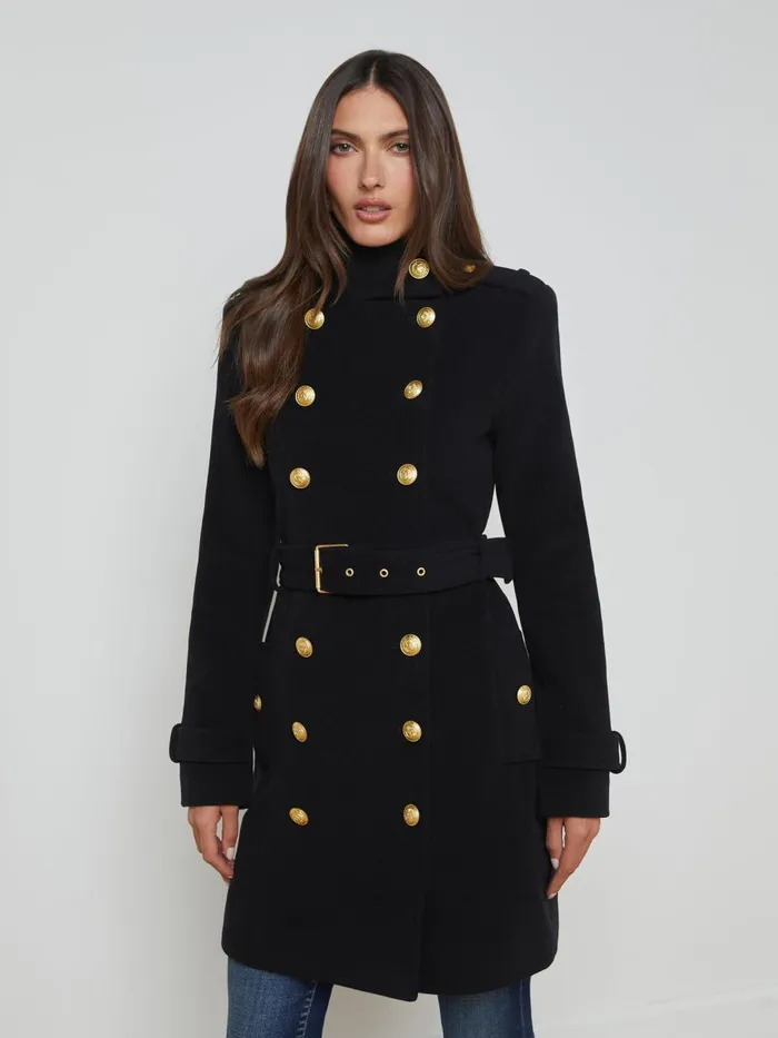 L039Agence Outerwear Women Nalini Coat Black