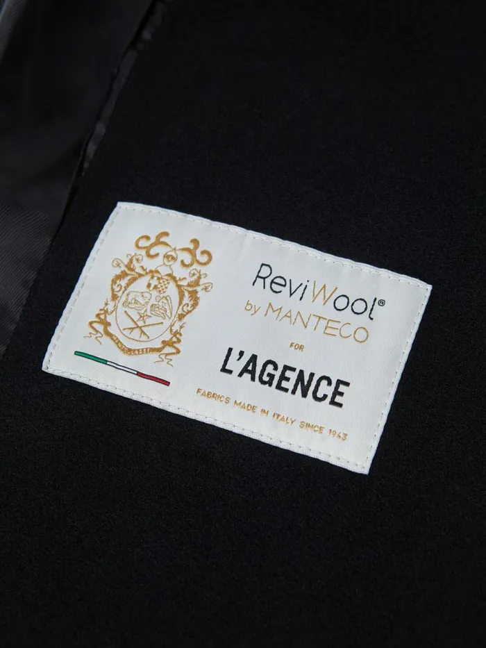 L039Agence Outerwear Women Nalini Coat Black L039Agence Outerwear Women Nalini Coat Black
