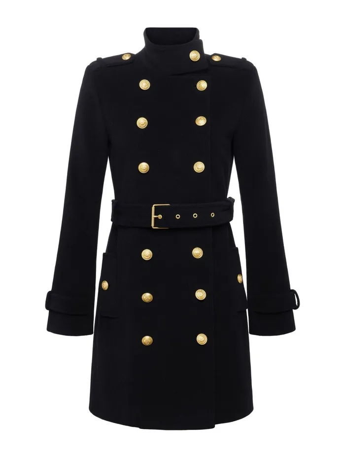 L039Agence Outerwear Women Nalini Coat Black L039Agence Outerwear Women Nalini Coat Black