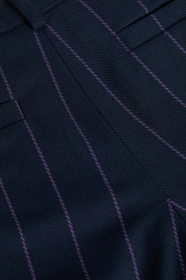 L039Agence Pants Women Allanah Pinstriped Trouser Midnightlight Purple Pinstripe L039Agence Pants Women Allanah Pinstriped Trouser Midnightlight Purple Pinstripe