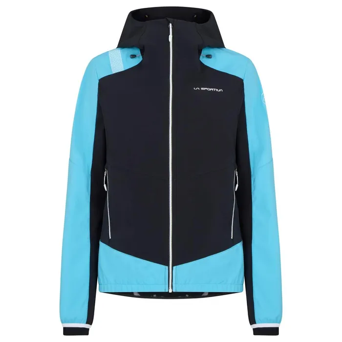 La Sportiva Jackets and Shells Aequilibrium Softshell Jkt W BlackMalibu Blue 8211 Women