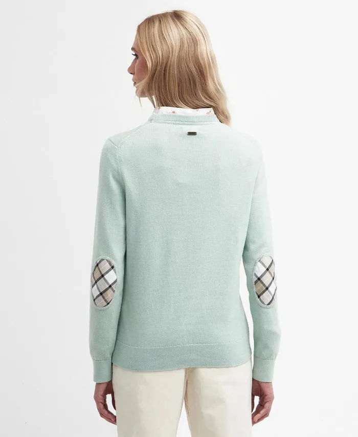 Lavender Crew Neck Jumper Bayleaf Women Barbour Jumpers