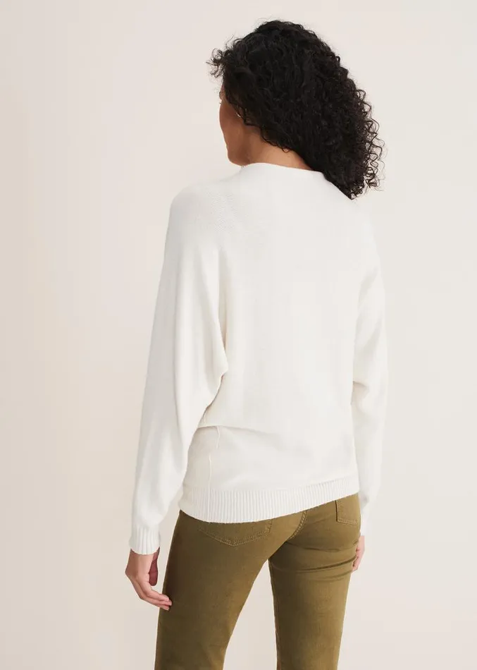 Layra Cowl Neck Knit Top Ivory Women Phase Eight Knitwear