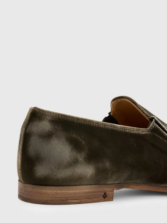 Leather Shoes Men John Varvatos VENICE LOAFER Charc Brown