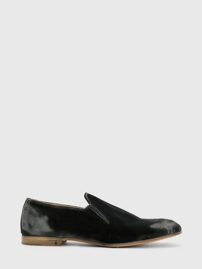 Leather Shoes Men John Varvatos VENICE LOAFER Charc Brown