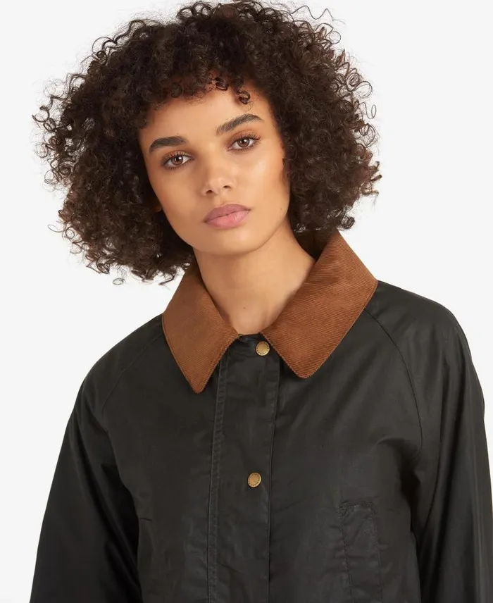 Lightweight Acorn Waxed Jacket Dark Olive Women Barbour Waxed Jackets