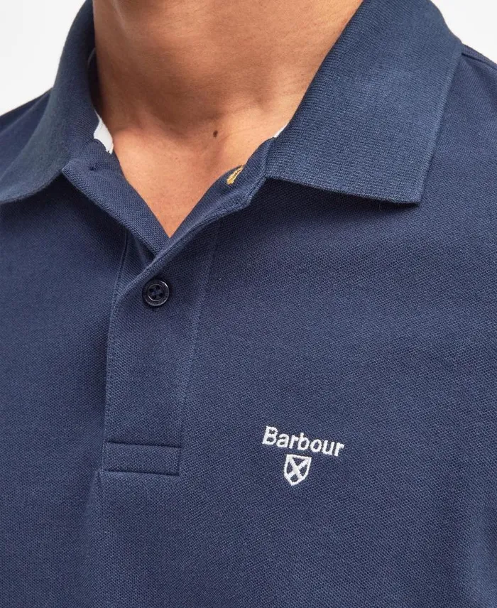 Lightweight Sports Polo Shirt Vintage Green Men Barbour Polo Shirts