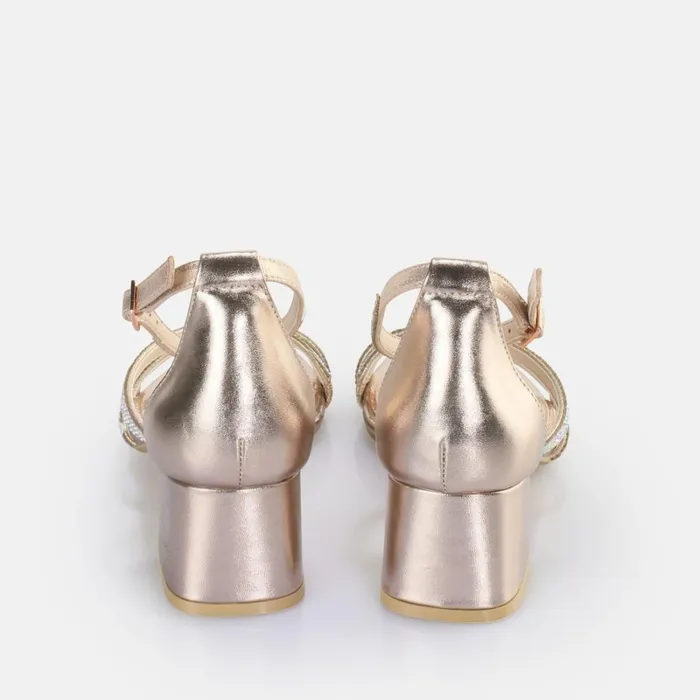 Lilly Glam Gold Buffalo Heels Lilly Glam Gold Buffalo Heels